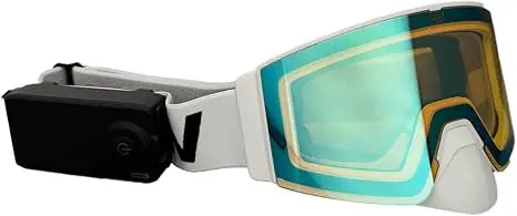 Electric Heated Snow Goggles for Winter Sports - Anti-Fog, Dual Lens, Ideal for Snowmobiling, Skiing, Snowboarding