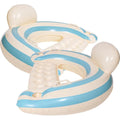 2PCS Pool Swim Ring Inflatable Pool Floats Water Fun Large Adult Swimming Pool Float for Beach Lake Summer Holiday Beach Party