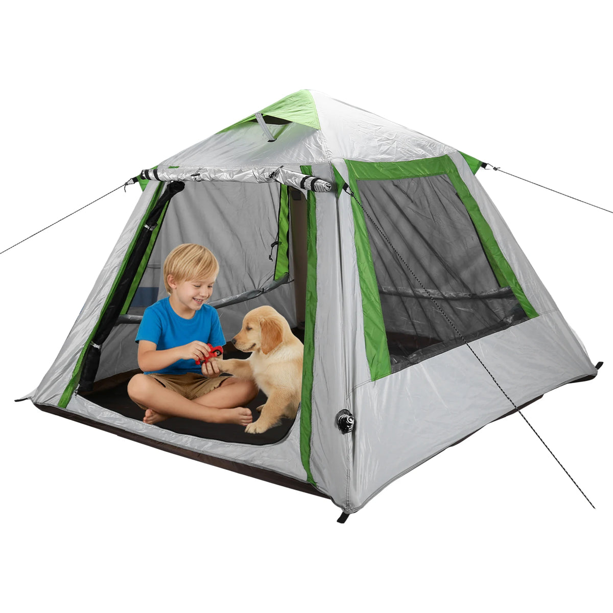 Camping Tent for 2 Person 3 Person Easy Setup Automatic Inflatable Camping Tent Oxford Waterproof Pop Up Tent for Hiking