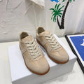 New Cowhide Retro German Training Shoes Men Women White Sneakers Genuine Leather Soft Couple Breathable Durable Athletic Fashion
