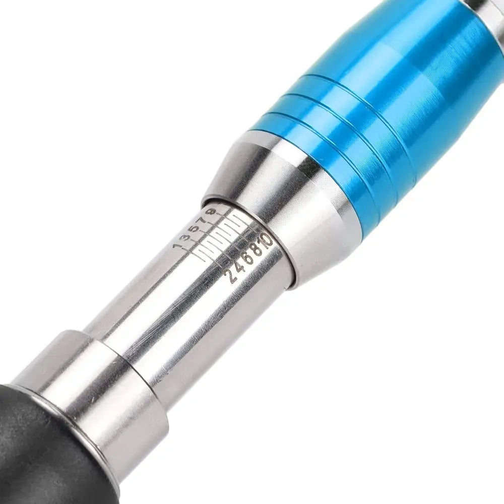 Manual Single-Level Spinal Massager Handheld Back Adjustment Tool - Portable Chiropractic Massage Device (Blue)