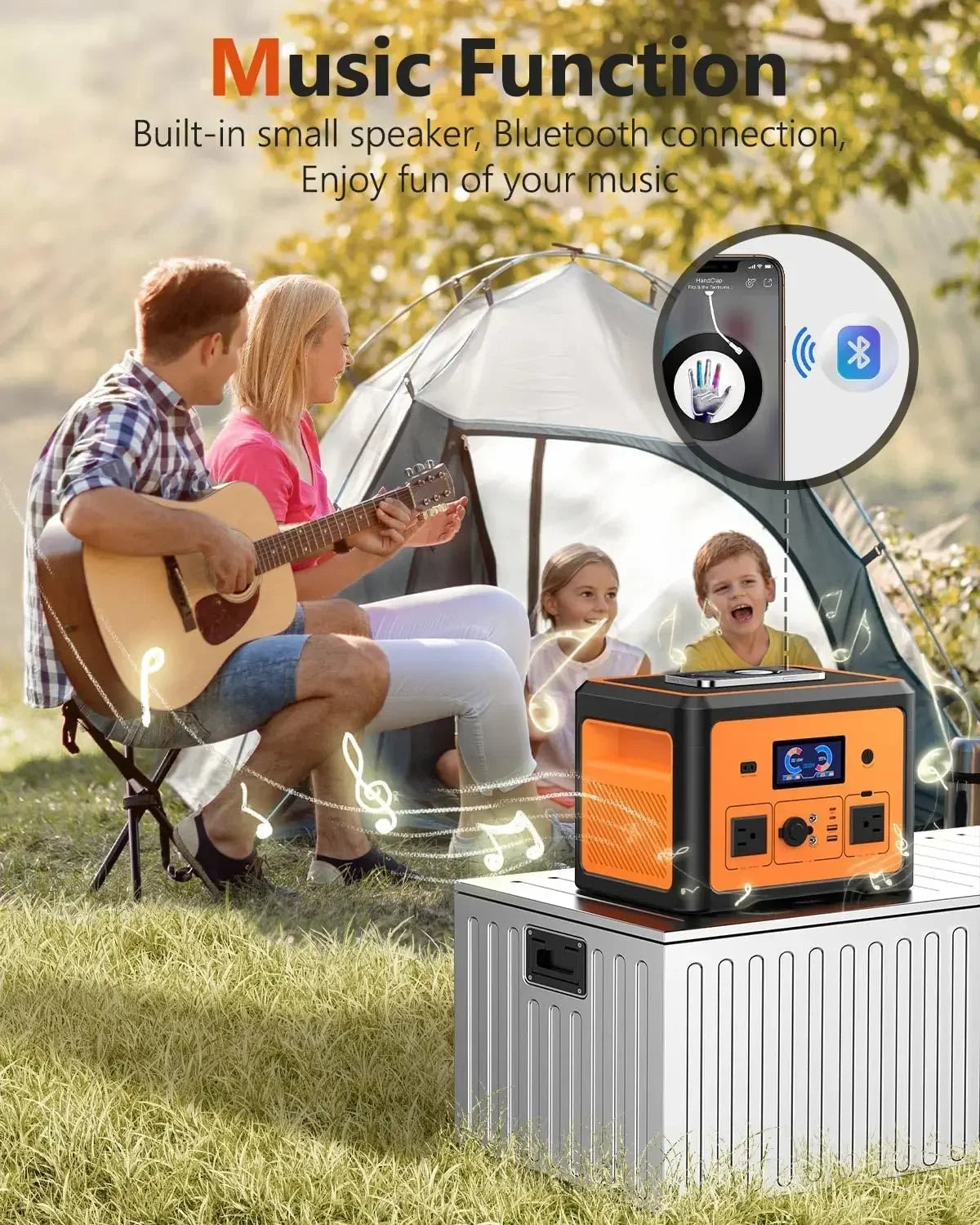 Portable Power Station 665.6Wh, 600W Solar Power Station, Battery Backup with UPS Function, Solar Generator for Home Emergency