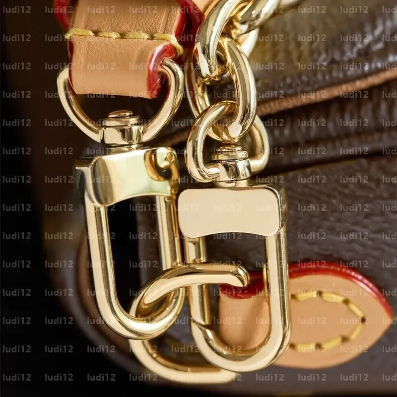 10a Top qua shoulder bag designer handbag high capacity Classic Flower Checked Bag leather shopping bag tote wallet
