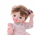 Cloveray 47 cm 20 inch Full Body Vinyl Girl BJD Doll Humanoid Doll Ball Joint Children's Birthday Collection Christmas Gift