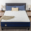 12" Plush Hybrid Mattress Pillow Top Memory Foam Pocket Spring Breathable Pressure Relief Bed in Box, Customized