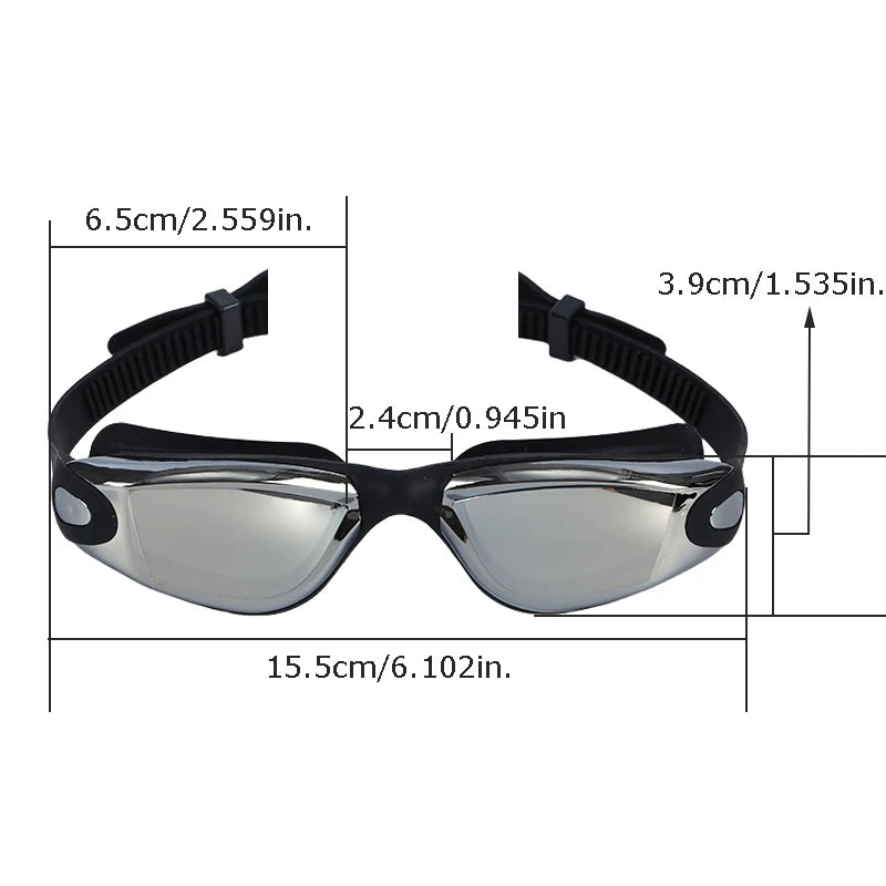 Adults Plating Swim Eyewear Goggles Men Women Professional Water Sport Swimming Accessories Colorful Anti Fog Waterproof Glasses