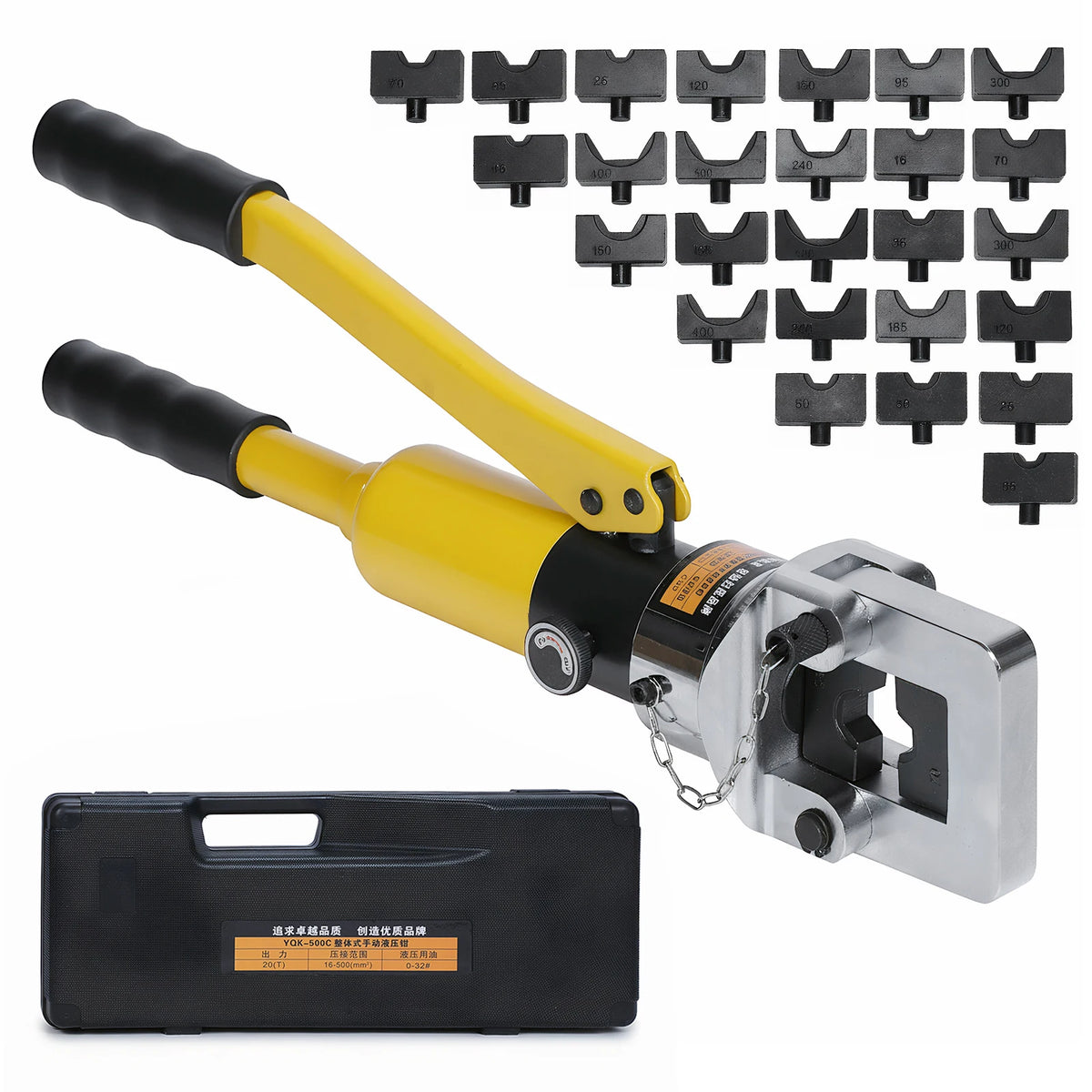 Integrated Terminal Hydraulic Tools with Toolbox Convenient Cable Crimping Pliers Thicken for Repair/Industrial/Electrical
