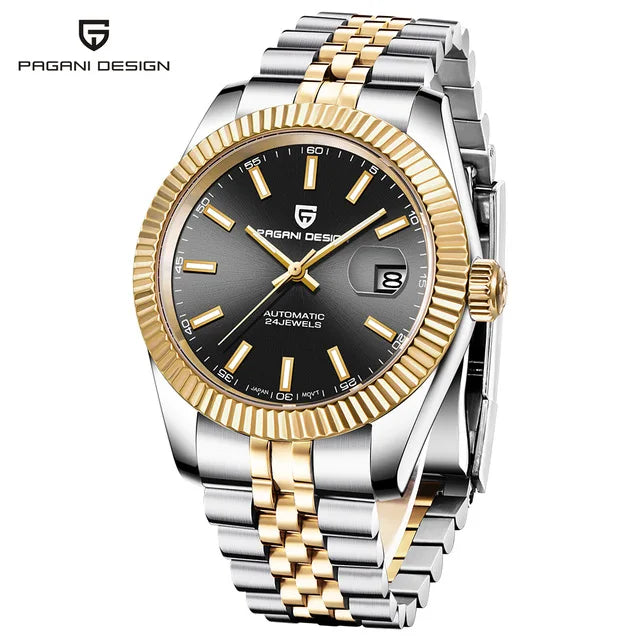 PAGANI DESIGN 42MM sky blue Men Watch Top Brand Luxury Automatic Watch Stainless Steel Waterproof Mechanical Watches For Men