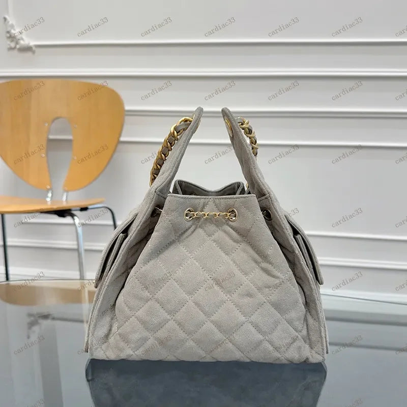 bag Handbag Luxury Designer Hobo Bag Washed Denim Golden Hardware Shoulder Bag genuine leather Card Slots Hippie bag Fashion bag
