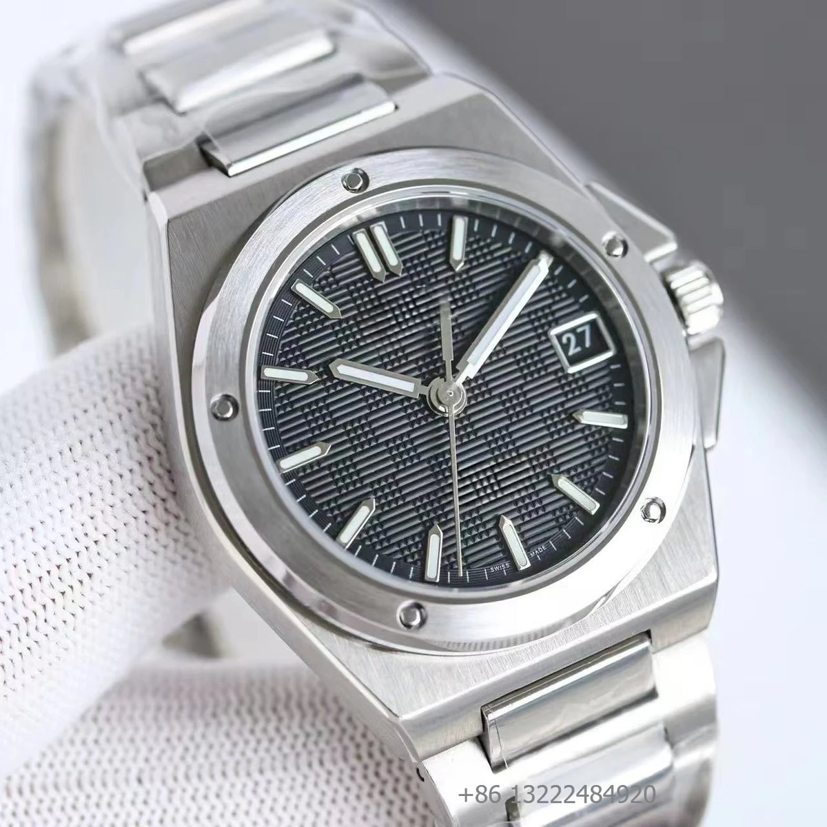 Top Distinguished High Quality Stainless Steel Automatic Mechanical Watch Ultra Thin Luminous Luxury Sport Business Calendar
