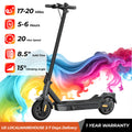 E10/8 Electric Scooter 1000/500W 20mph Max Speed 10"/8.5" Tire Folding E-Scooter 40/20miles Max Range Dual Suspension for Adult