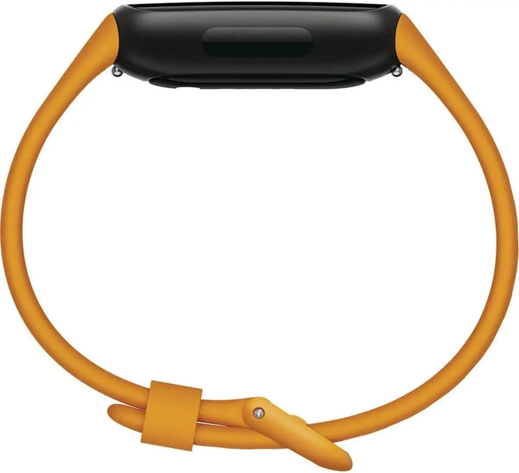 Health & Fitness Tracker with Stress Management, Workout Intensity, Sleep Tracking, Heart Rate Monitor - Morning Glow/Black