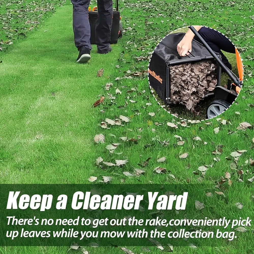 15-Inch Electric Corded Lawn Mower with 11AMP Power, 5 Cutting Heights, and Lightweight Design