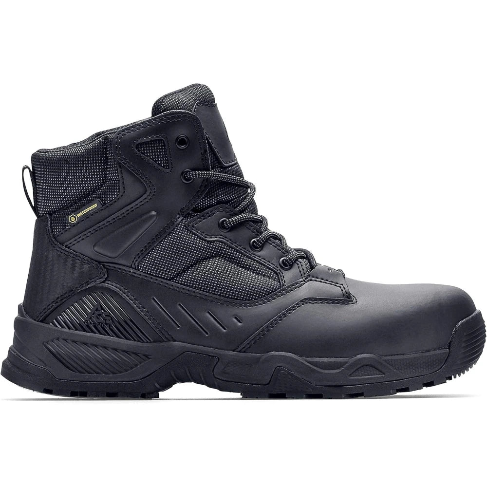 Work Boots with Safety Toe, Slip Resistant Waterproof for Industrial Construction