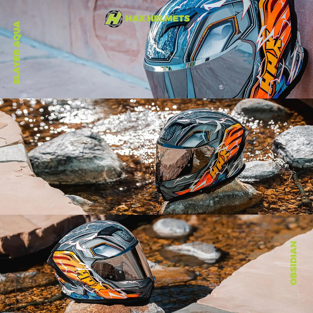 Force Glow-in-The-Dark Aerodynamic Full Face Helmet for Street E-Bikes DOT ECE Certified-Enhanced Dual Visor Adult Size Pinlock