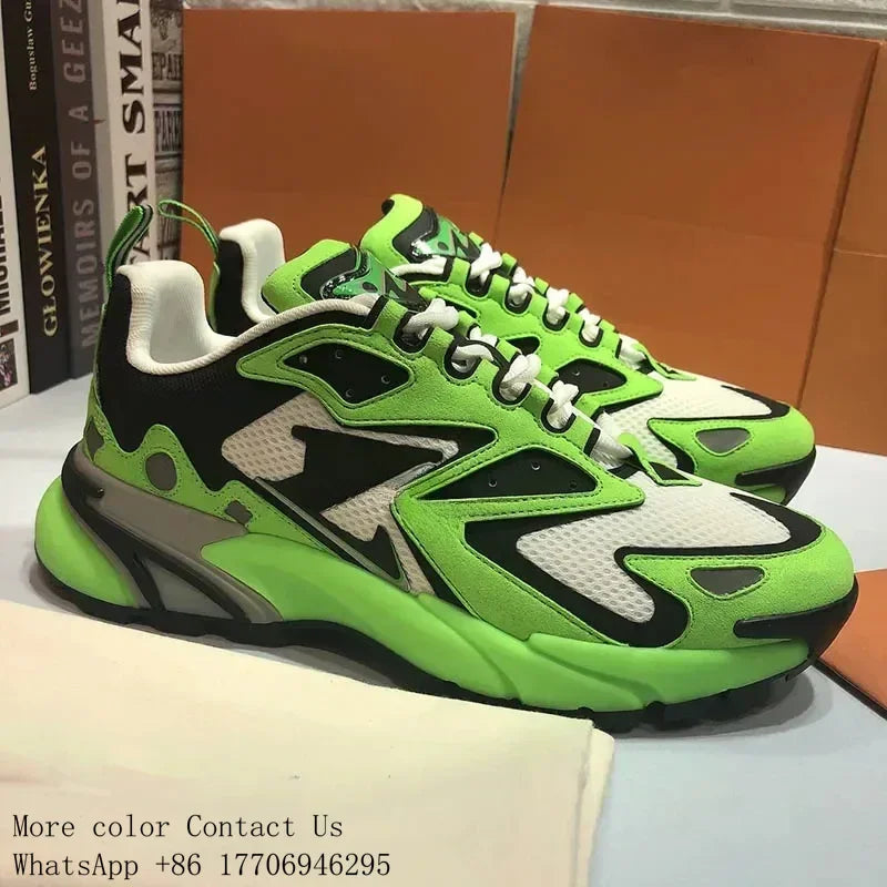 Designer B30 Runner Tatic Men's Sneakers Fashion mesh suede stitching casual  sneakers Men's outdoor B22 jogging shoes