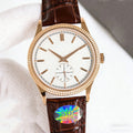 Customized luxury women's watch, 35-40mm diameter, imported calfskin strap, 9015 automatic winding movement
