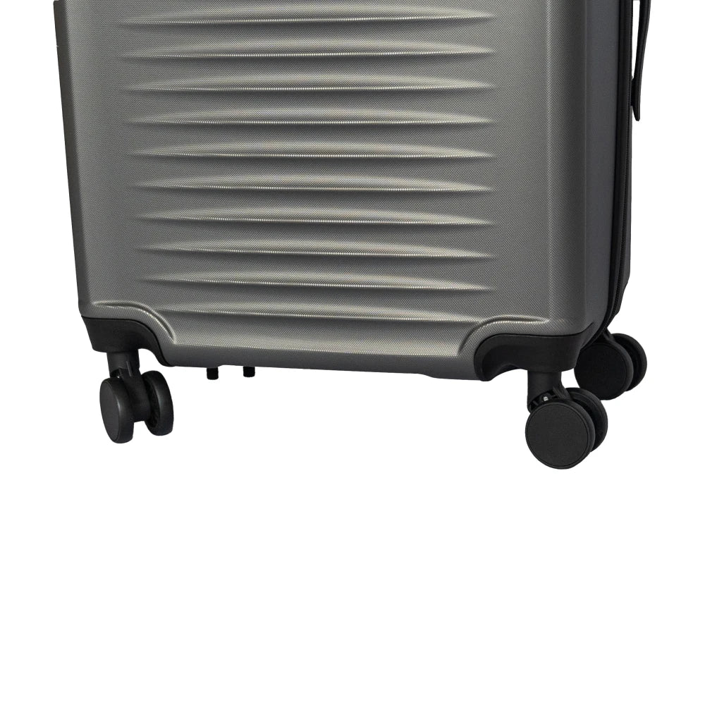 2026 New Design Dark Gray Travel Trolley Case, Lightweight Durable Hardshell Luggage with Spinner Wheels