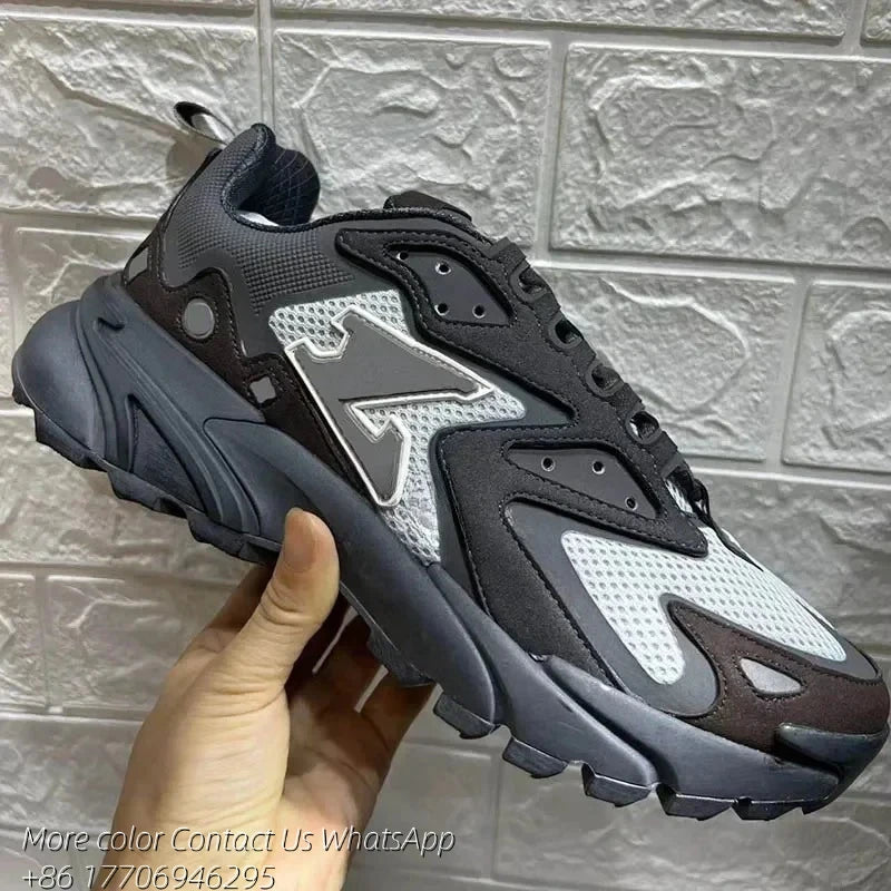 Designer B30 Runner Tatic Men's Sneakers Fashion mesh suede stitching casual  sneakers Men's outdoor B22 jogging shoes