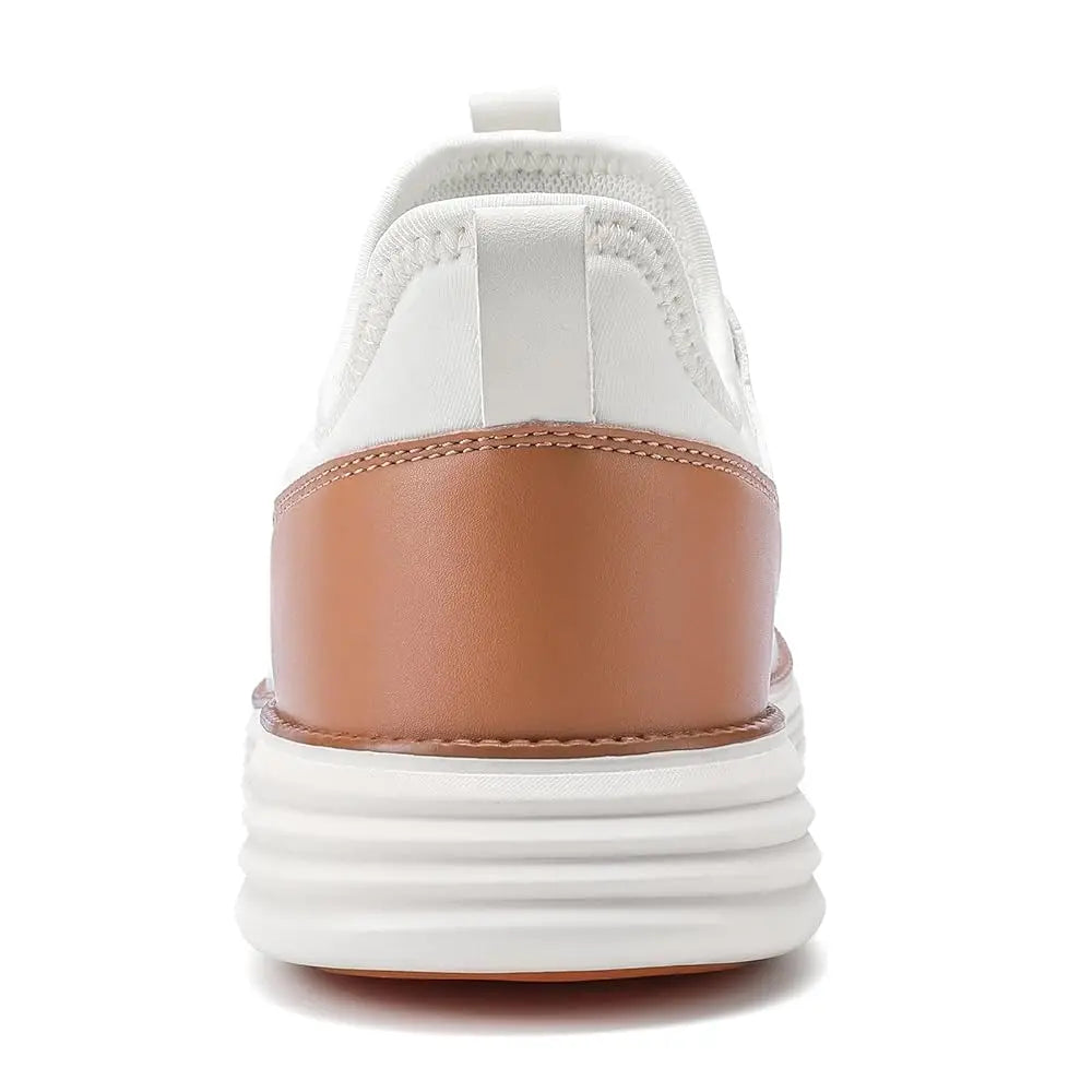Mens Slip On Casual Dress Shoes Hands Free Fashion Sneakers Mesh Tennis Walking Work Shoes Comfortable Breathable Lightweigh