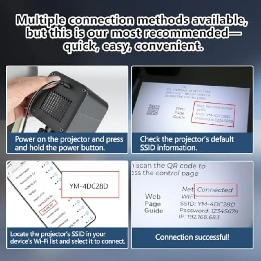 Art Projector for Tracing with Adjustable Stand Web-Based Control No App Needed Drawing Projector Works with iOS Android Great