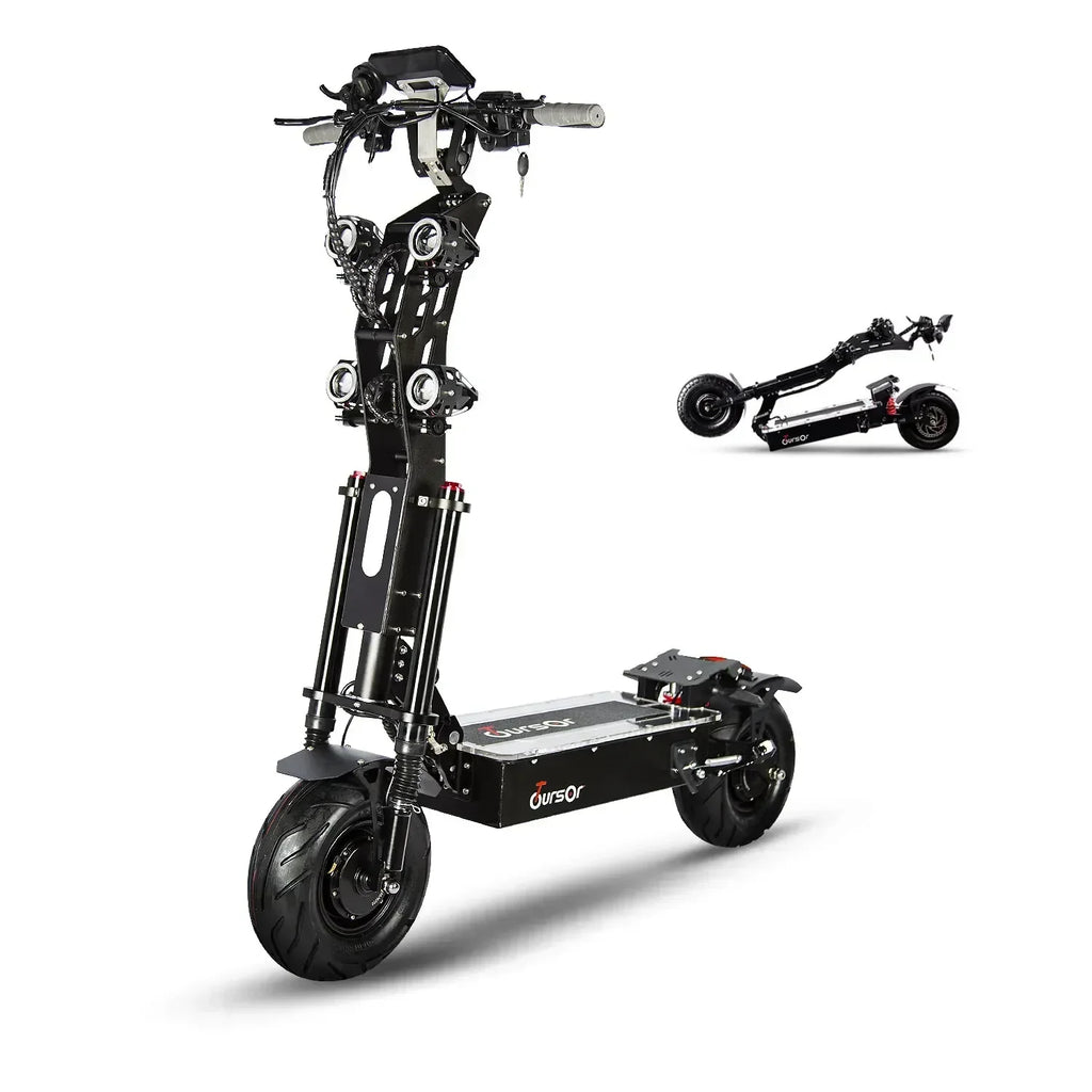 TOURSOR X13 5000W*2 Dual Motor Electric Scooter For Adults 72V35Ah Battery E-Scooter 13" Road Tire Foldable Road EScooter