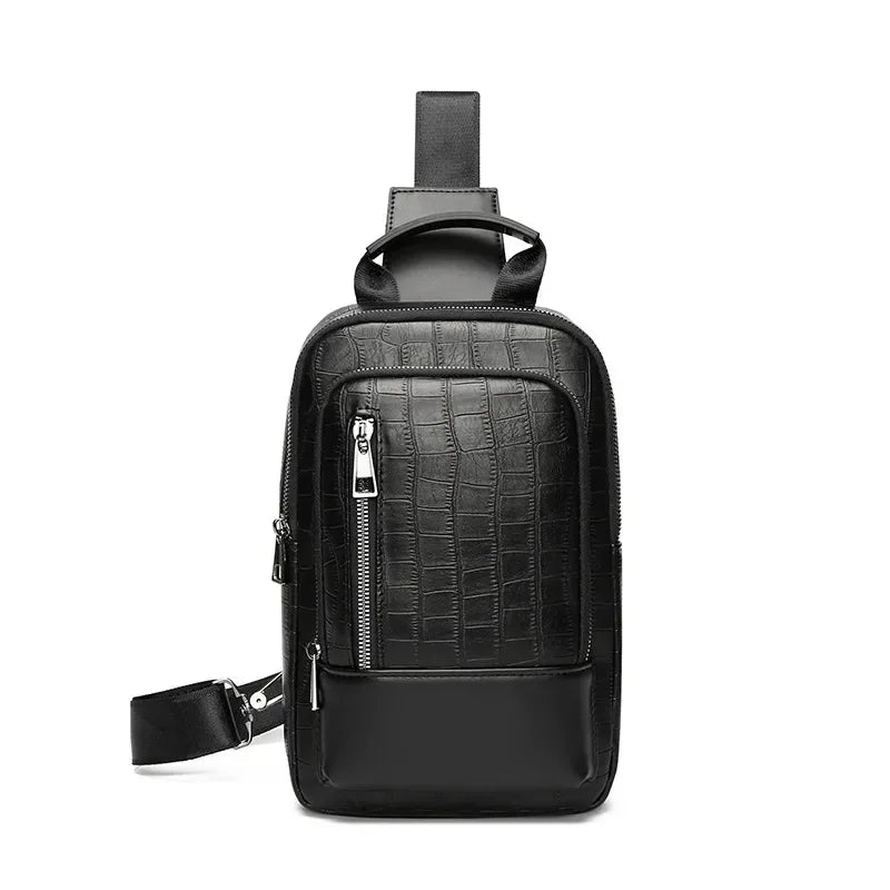 Designer Bag Men's Chest Bag Large Capacity Luxury Bag Crossbody Bag Multifunctional Chessboard Pattern Casual Shoulder Bag