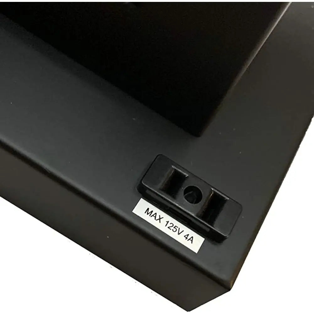 22"H GOLD SQUARE W/ BLACK SHADE CRYSTAL CENTERPIECE WITH NIGHT LIGHT, USB Port + Power  Outlet