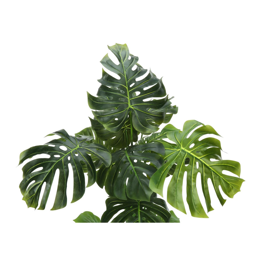 Artificial Plant 55 Tall Monstera Tree Indoor Faux Floor Potted Greenery Real Touch Decorative Green Leaves Black Pot