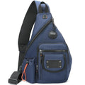 Sling Bag Backpack, 13.3'' 14.1'' Laptop Bag Crossbody Shoulder Chest Backpacks Travel Outdoors for Men Women