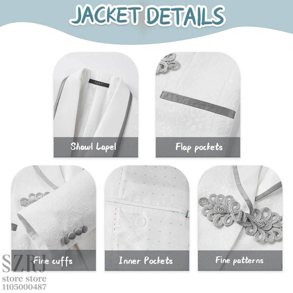 Men's Formal Tuxedo Suit Set with Shawl Collar, Vest & Trousers, Ideal for Wedding, Prom & Gala Events