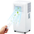 10000 BTU Portable Air Conditioner, 3-in-1 Cool/Dehumidifier/Fan For 450 Sq Ft, Quiet Floor AC With 24H Timer & Window Kit