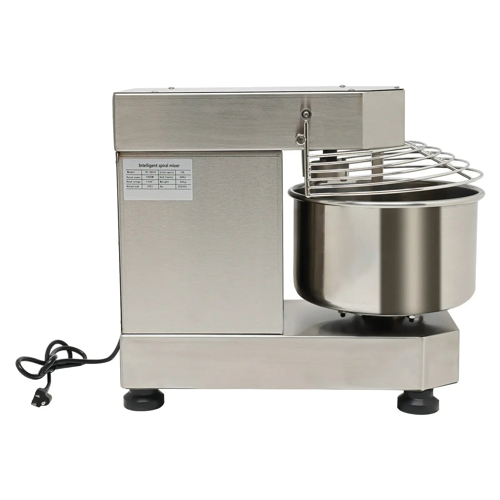110V Pizza & Bakery Dough Kneading Machine – Food Mixer & Dough Blender