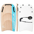 Contour Surf DuoSlider 45'' Body Board Bodyboards with Handles Surfboards for Two Person Parent-Child Surfing Bodyboard for Big