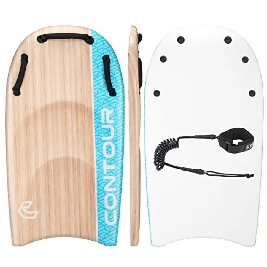 Contour Surf DuoSlider 45'' Body Board Bodyboards with Handles Surfboards for Two Person Parent-Child Surfing Bodyboard for Big