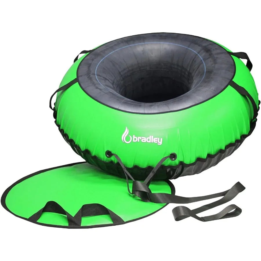 Ultimate Towable Snow Tube Sled with Heavy Duty Cover | Designed for Thrilling Winter Adventures for Durability and Safety on S