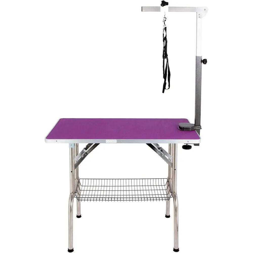 lying Pig ple Dog Grooming Table w/Super Tough Grooming Arm - Medium