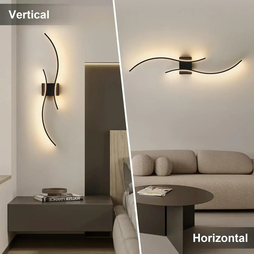 Battery Operated Wall Sconces Set of Two with Remote Control, Stepless Colors 3000K-6000K & Dimming, LED Black Wireless Wall Lig