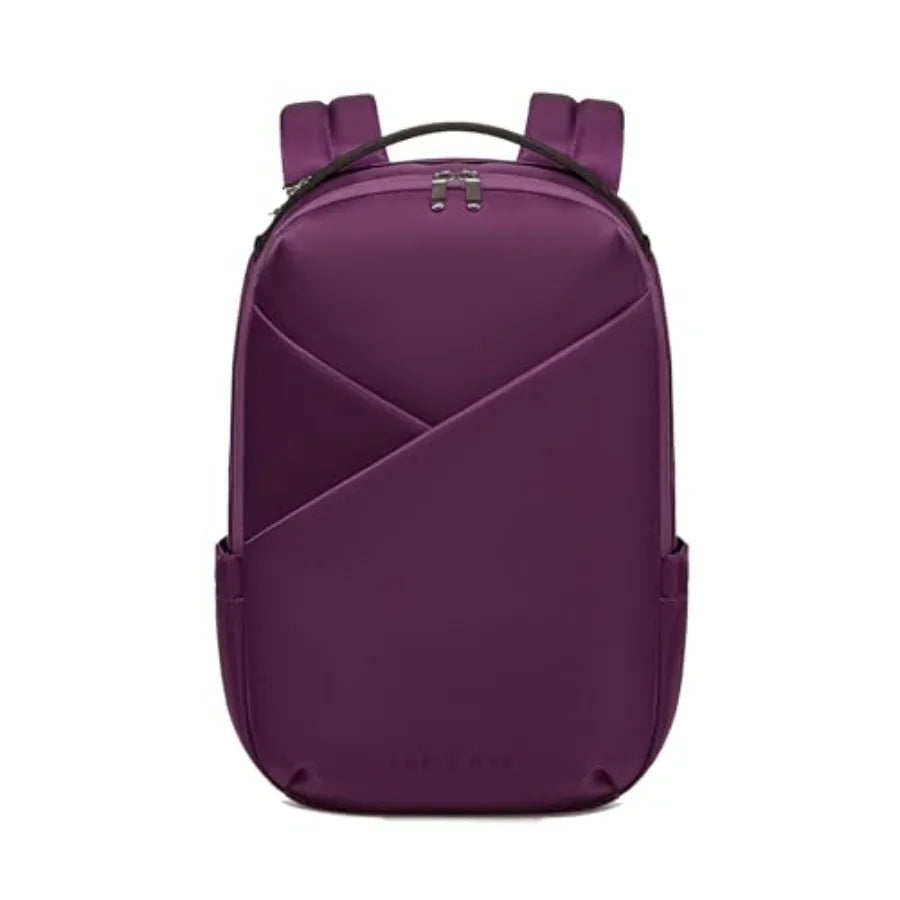 Origami Laptop Backpack for Work and Travel - Fits 16 MacBook Pro - Lightweight Business Bag for Men and Women in Wine Color -