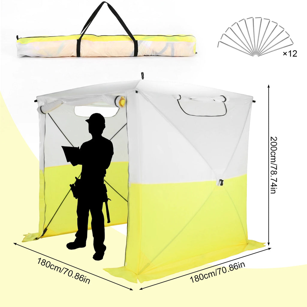 Heavy-Duty Portable Shelter Waterproof UV Resistant 70.86x70.86x78.74in with Carrying Bag for Camping Backyard Parties Events