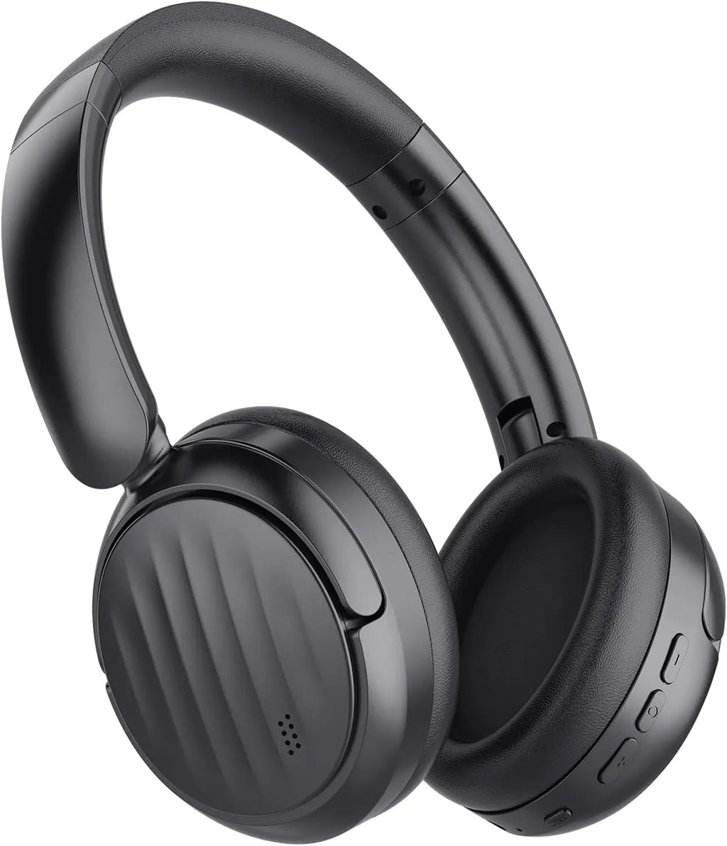 Active Noise Cancelling Wireless Over-Ear Bluetooth Headphones for Sports and Travel