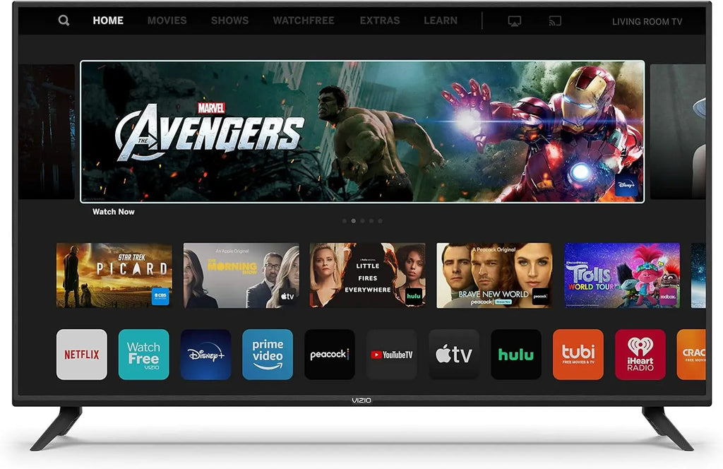 65 Inch 4K Smart TV with AirPlay & Chromecast, UHD LED HDR Television for Gaming & Streaming