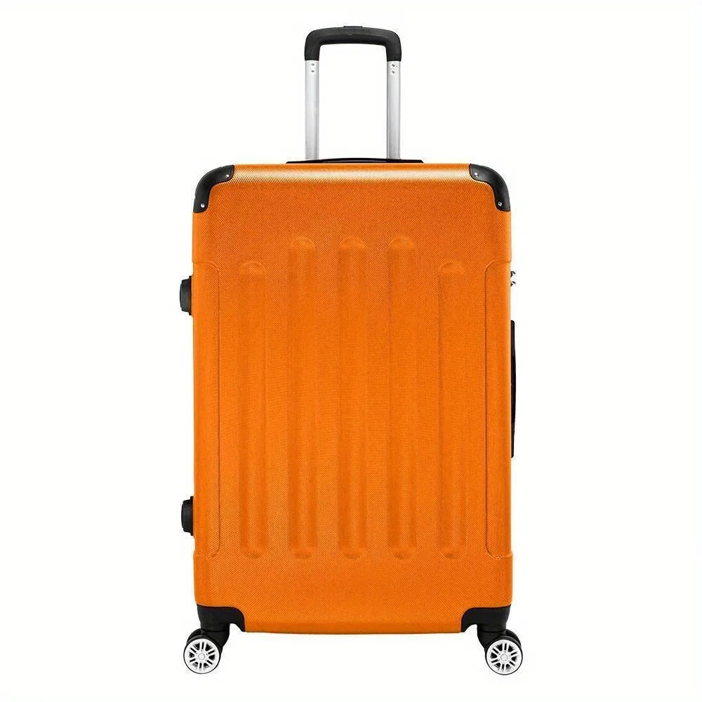 Durable 3-piece ABS pull rod rotating suitcase 20 "/24" /28 "hard shell suitcase