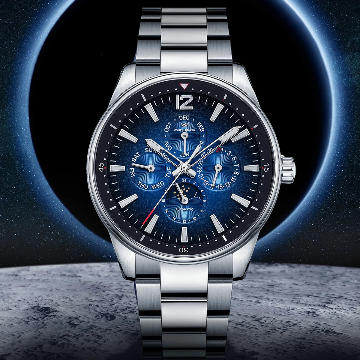 WM Watch Automatic Mechanical Watches Waterproof Multifunctional Business Men's Watches Watch WM160M