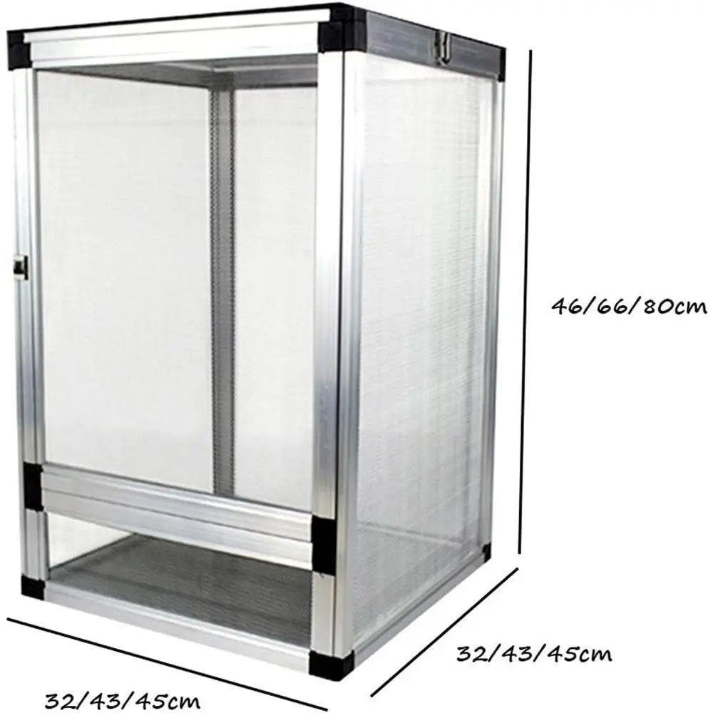 Indoor Ventilated Reptile Habitat for Chameleons, Lizards, and Snakes - Ideal Breeding Enclosure
