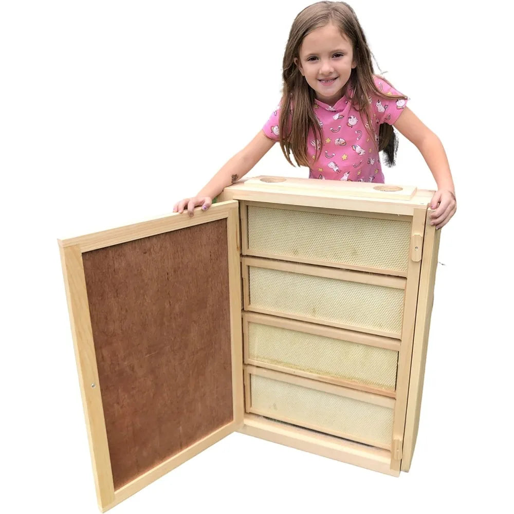 Holds 12 Medium Frames with Double-side Plexi glass doors Fully Assembled FRAMES NOT INCLUDED