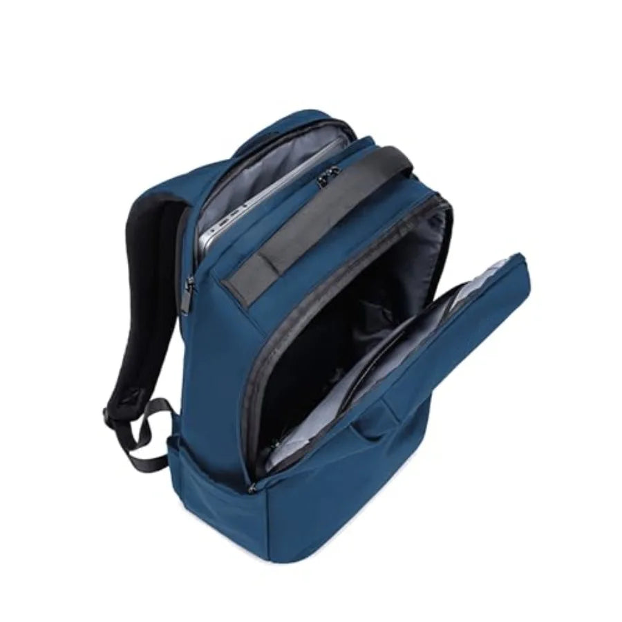 Origami Laptop Backpack for Work and Travel - Fits 16 MacBook Pro - Lightweight Business Bag - Men and Women Navy