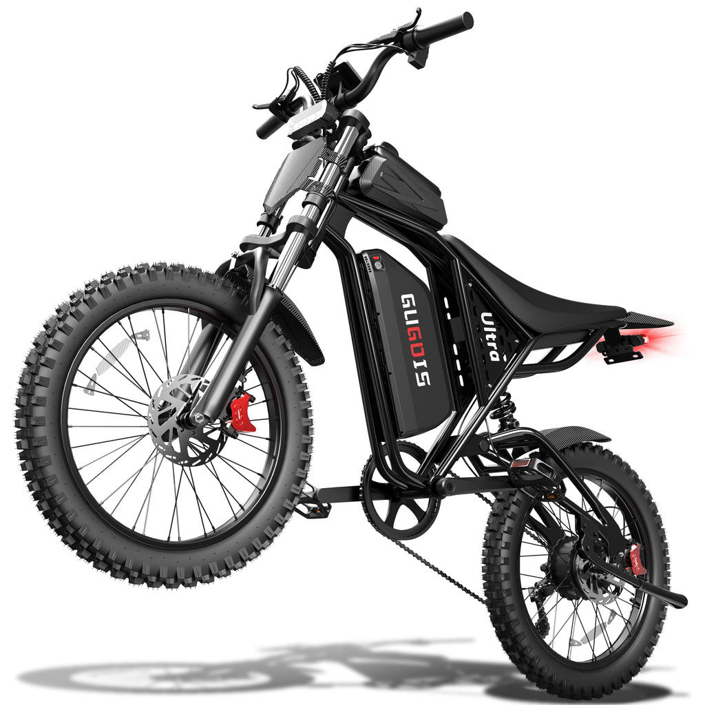 2500W Electric Dirt Bike for Adults with NFC Unlock, Alarm, 52V 25Ah Battery, 90 Miles, 40 MPH, 17x3.0" Deep Teeth Off-Road Tire