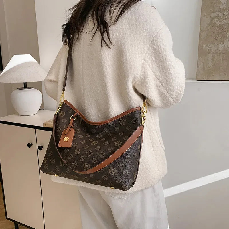 Designer bag High-end single-shoulder underarm bag large-capacity tote bag elegant single-shoulder commuter bag for womens