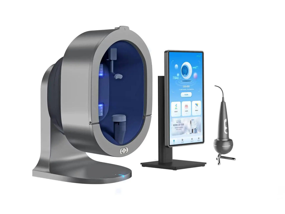 X5 Pro Facial Skin Analyzer Machine Scalp Analyzer MultiLanguage 21.5 Inch Facial Skin Analysis Scanner AI Skin Analyzer Machine